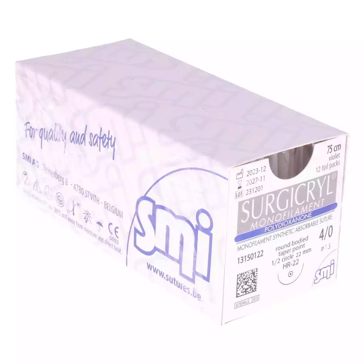  Surgicryl monofilament hechtmateriaal