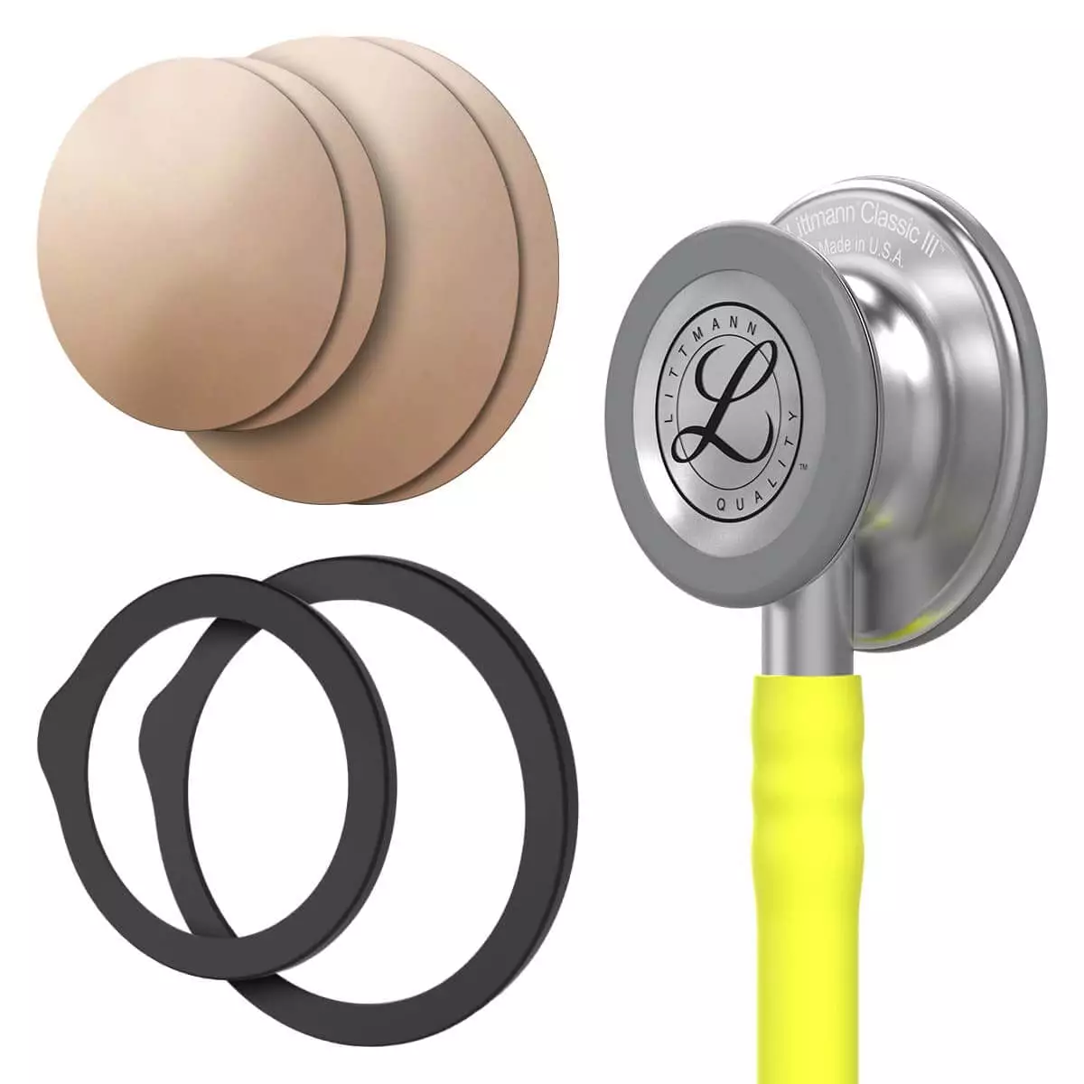  Voordeelpakket: Littmann® Classic III™ stethoscoop + antimicrobieel kopermembraan "Drums"