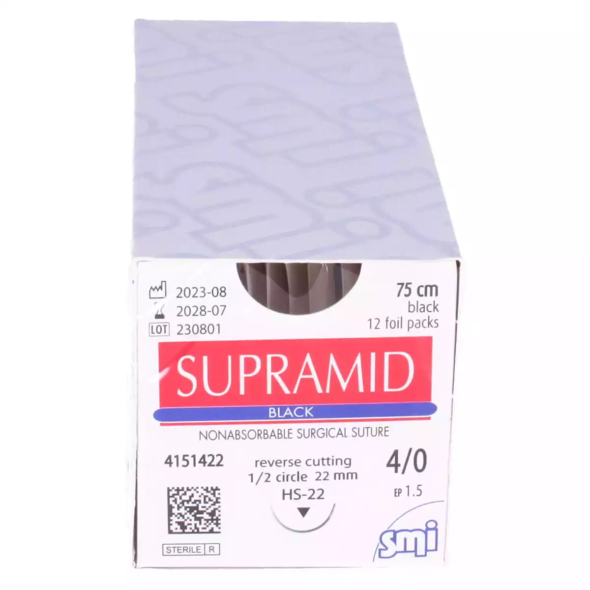  Supramide Zwart Nahtmateriaal