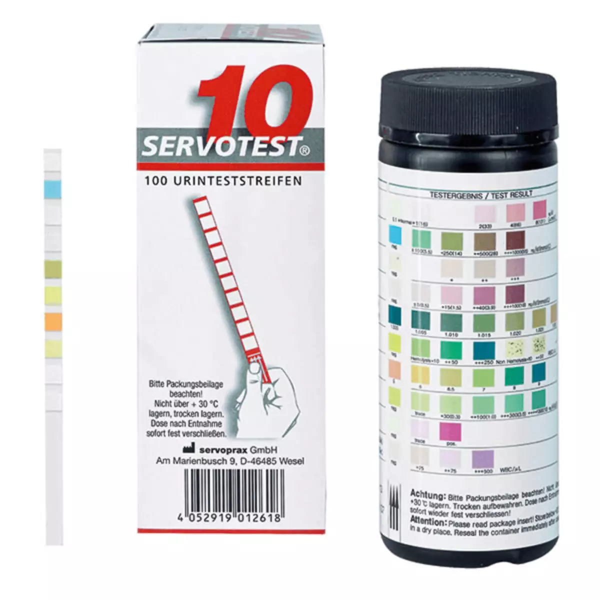 SERVOTEST urineteststrips SERVOTEST urineteststrips