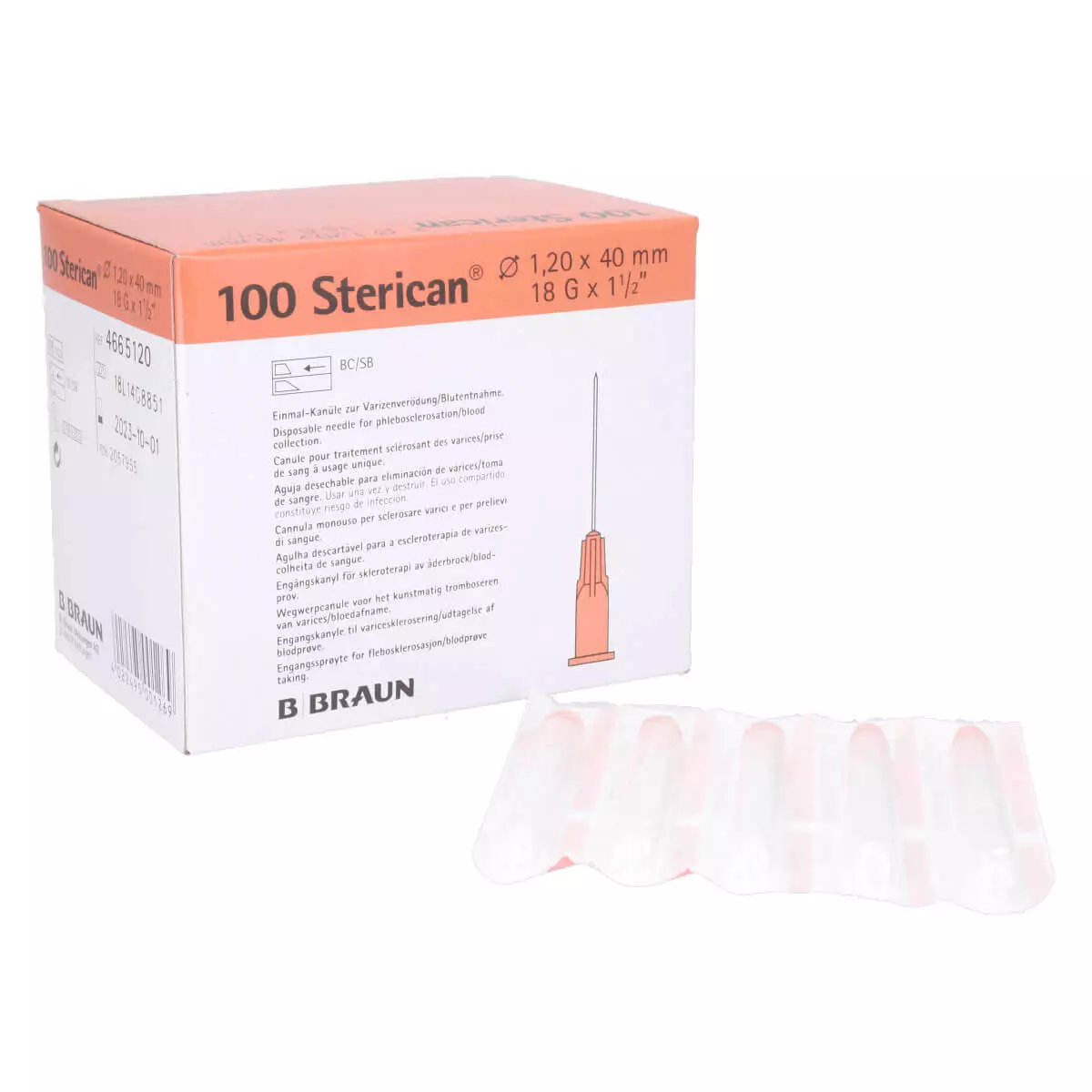  Sterican canules voor bloedafname
