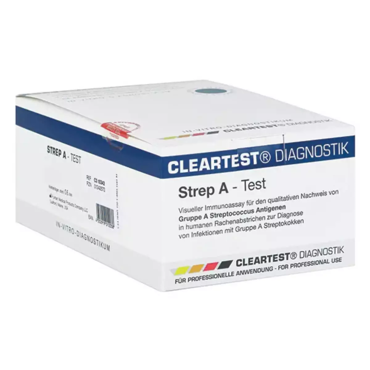  Cleartest Strep Een cassettetest voor het keeluitstrijkje