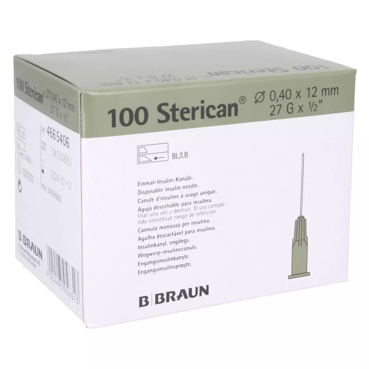  Sterican insuline canule