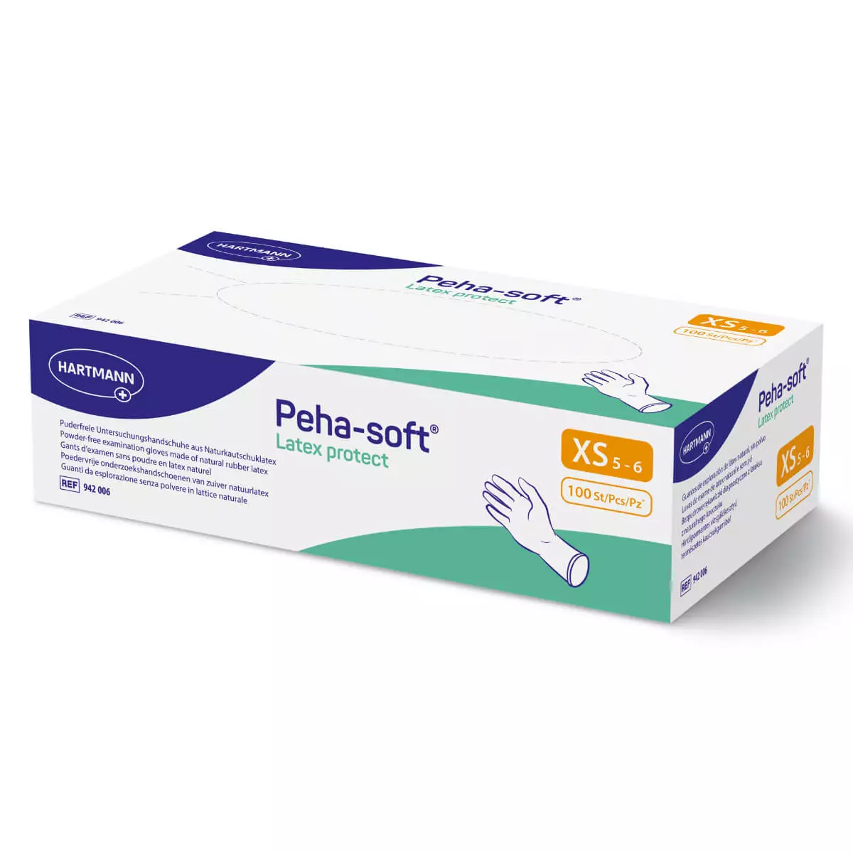  Peha-soft latex protect onderzoekshandschoenen