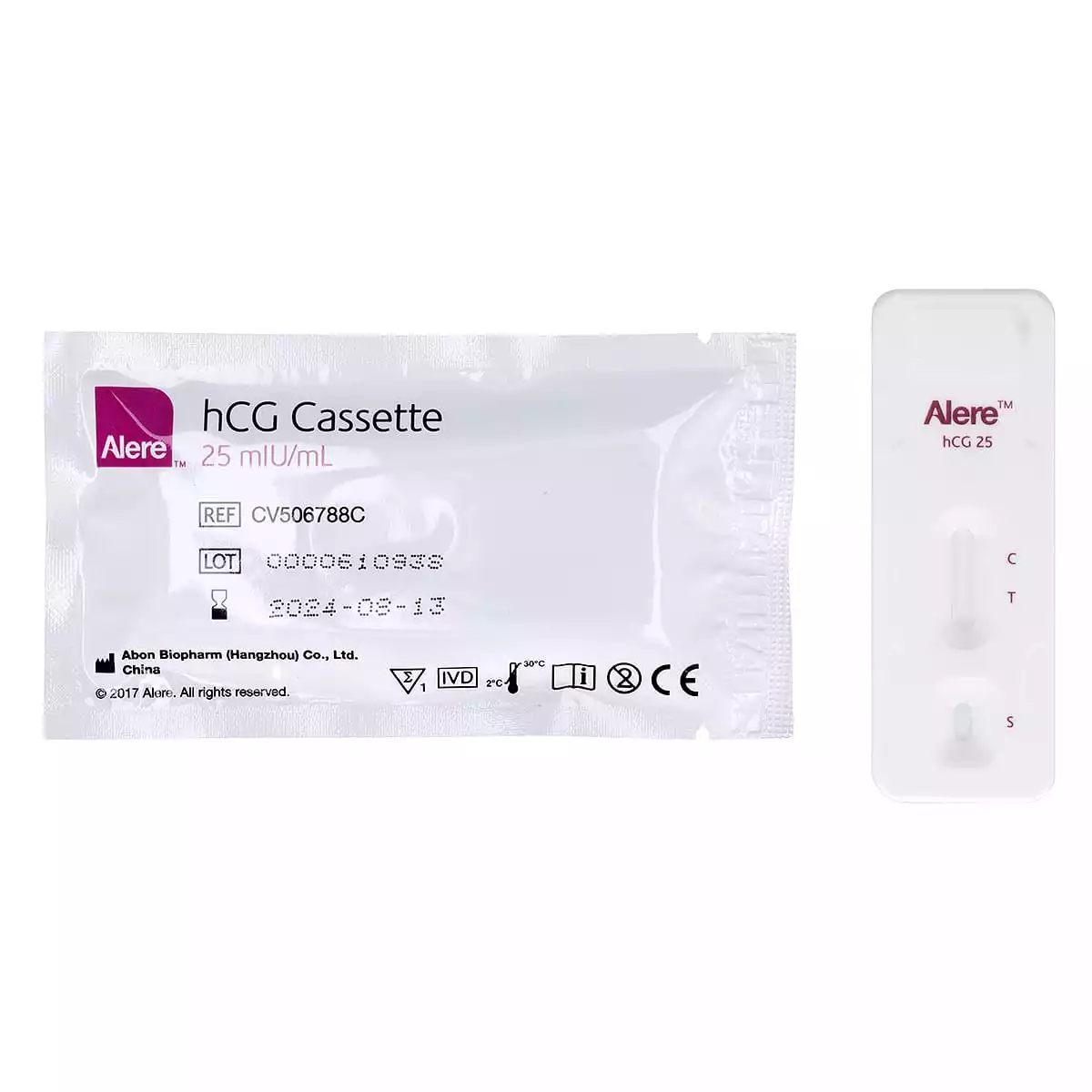 Clearview hCG-cassettetest (25 mIU/ml)