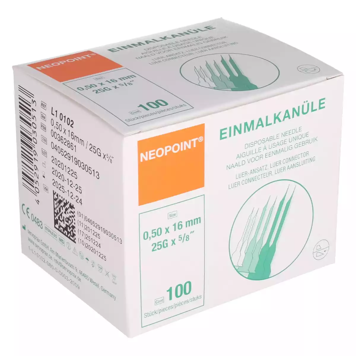  Neopoint canule speciale maat
