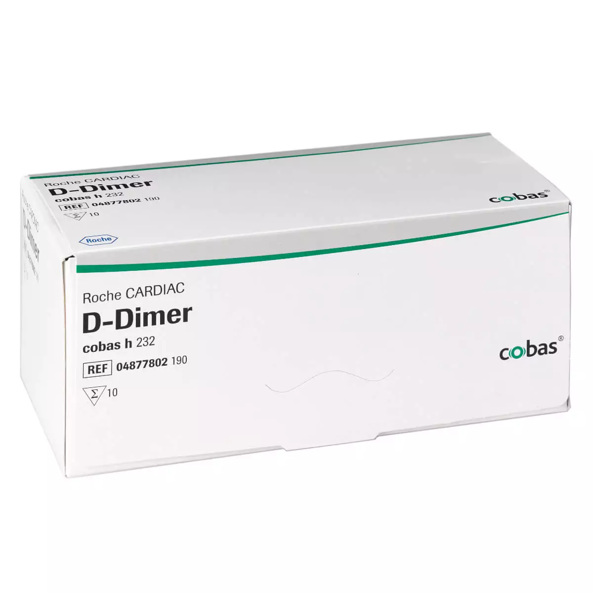  CARDIAC D-dimeer teststrips voor cobas h 232
