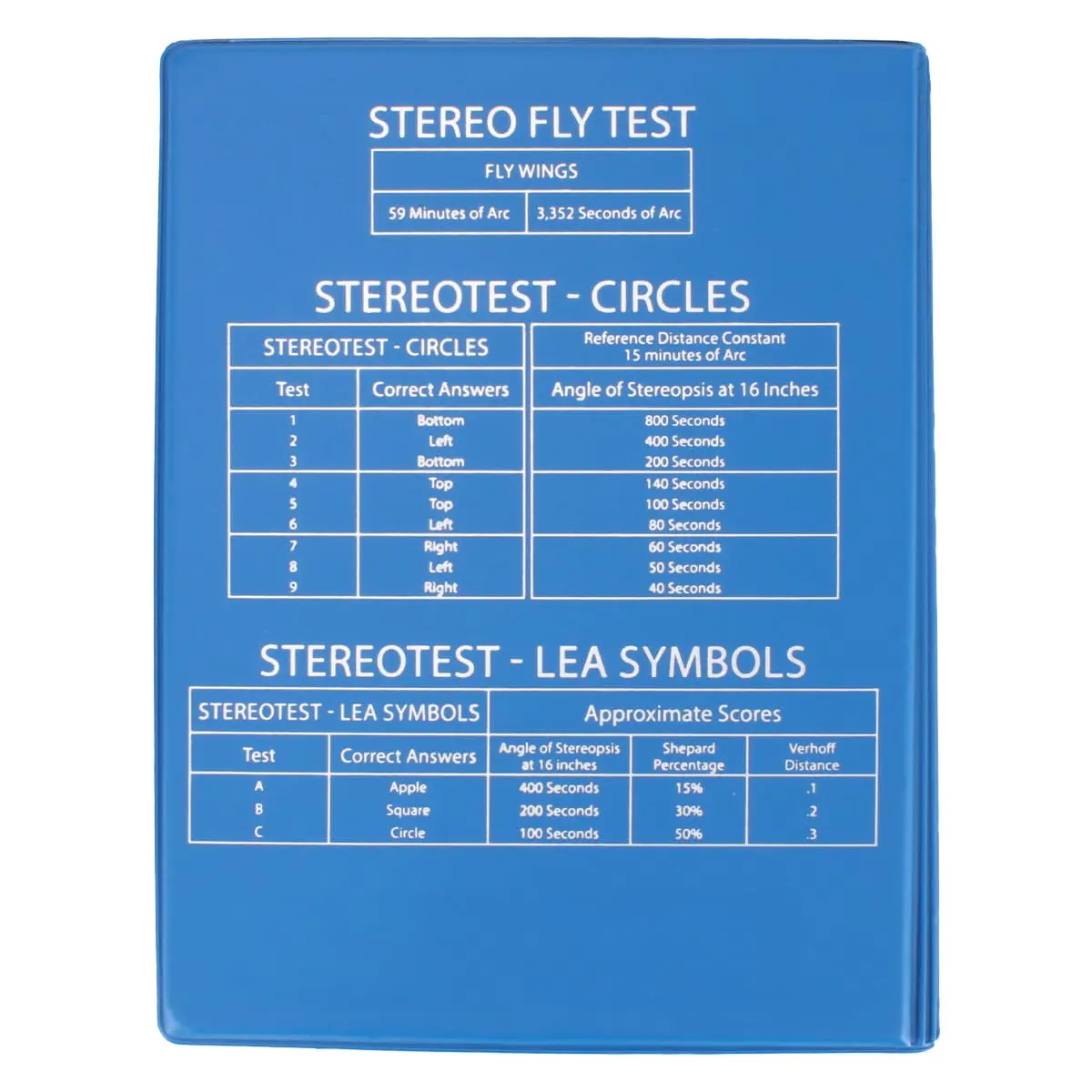  Stereotest LEA vlieg
