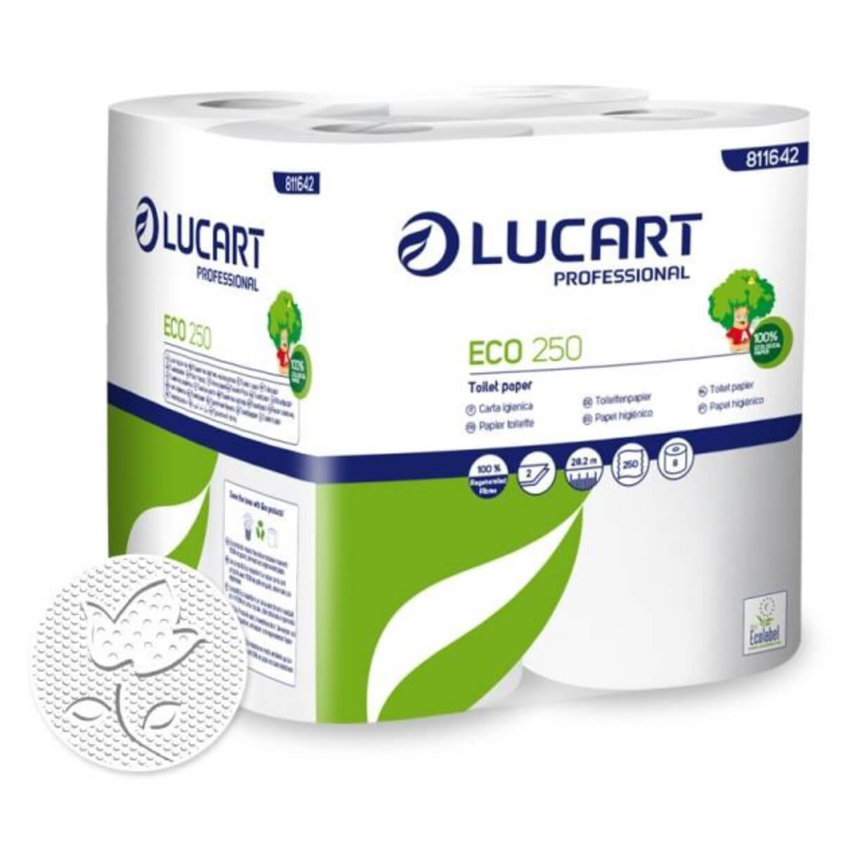 Lucart Professional Papierhandtuch-Spender – Wei? Produktbild-Vorschau 3