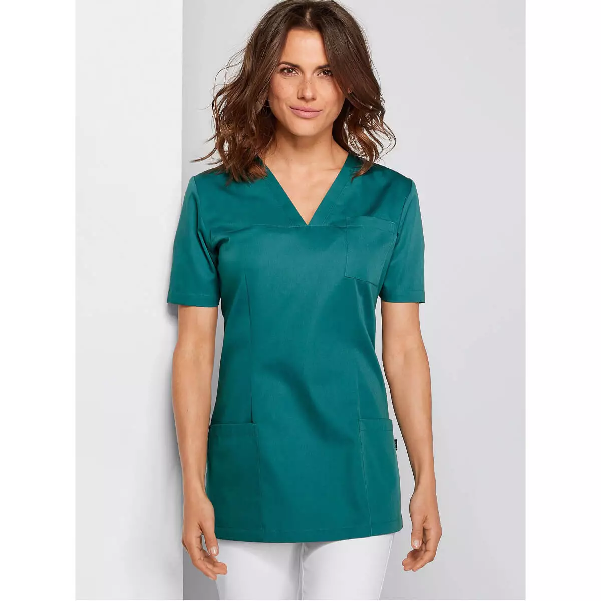Slip-on tuniek Roma met V-hals voor dames Slip-on tuniek Roma met V-hals voor dames
