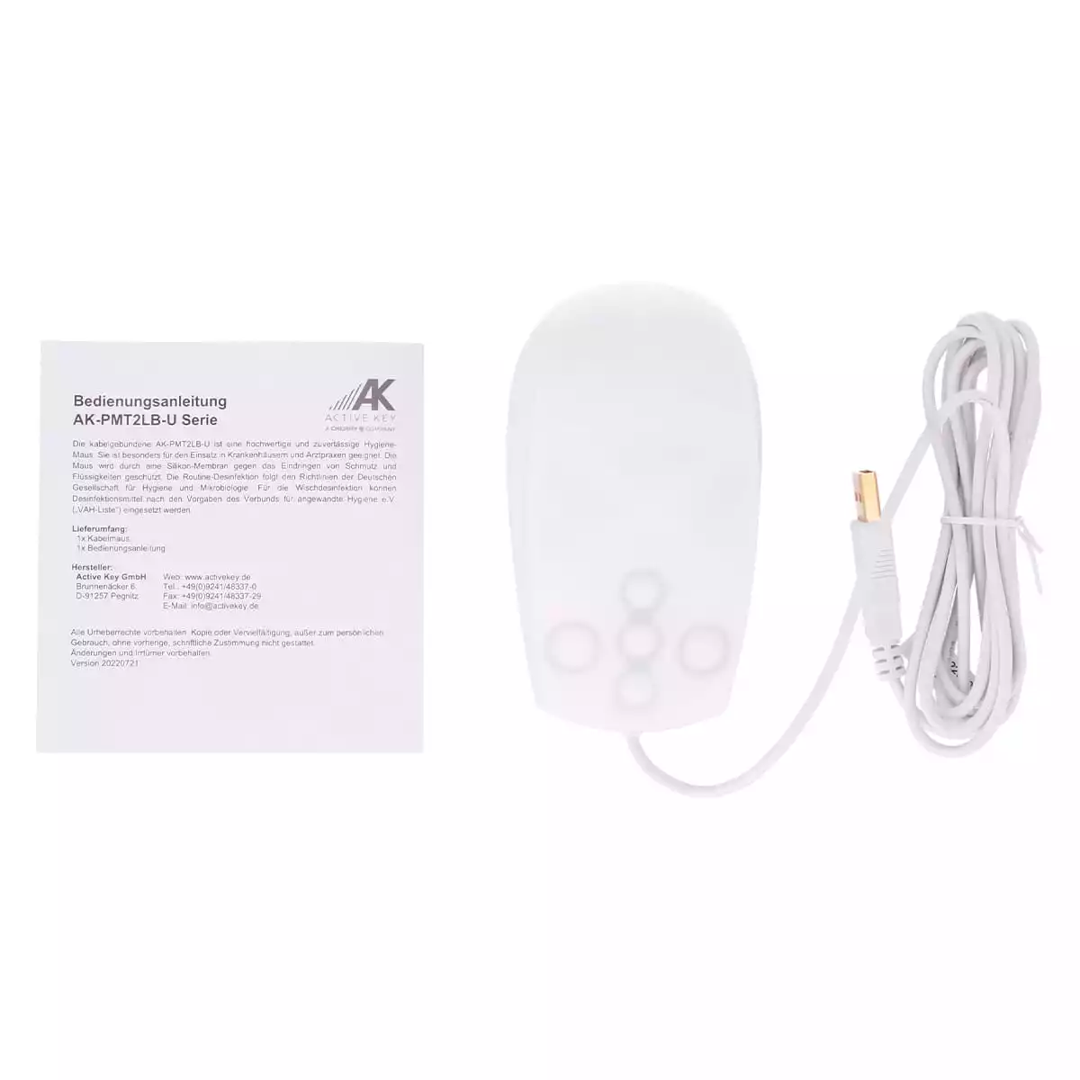  AK-PMT2 Desinfecteerbare muis