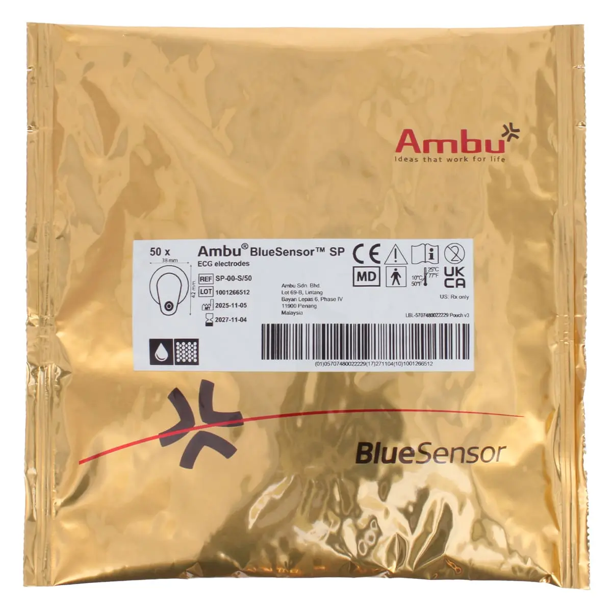  BlueSensor SP-00-S/50 wegwerp-ECG-elektroden