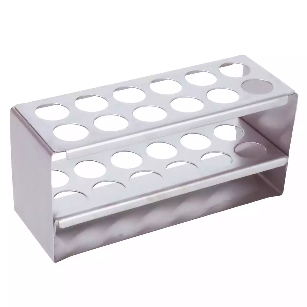 Reageerbuisrek van roestvrij staal  Reageerbuisrek van roestvrij staal