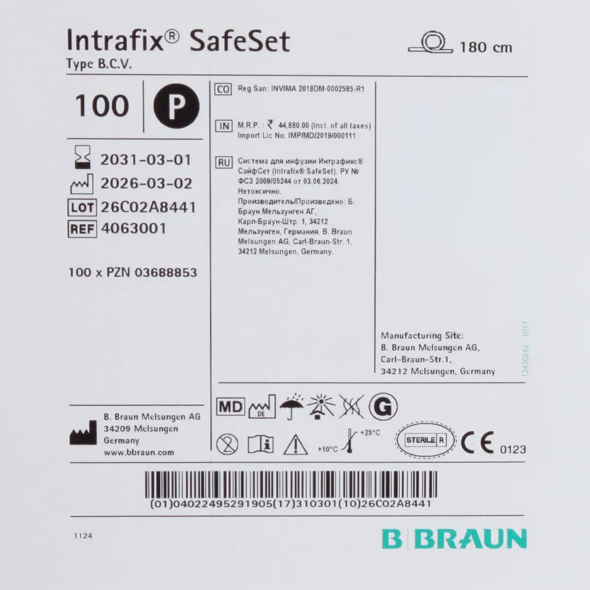  Intrafix SafeSet Infuuspomp