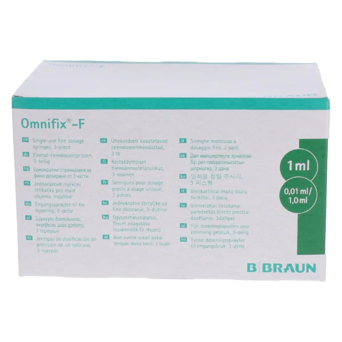 Omnifix-F doseerspuiten Omnifix-F doseerspuiten