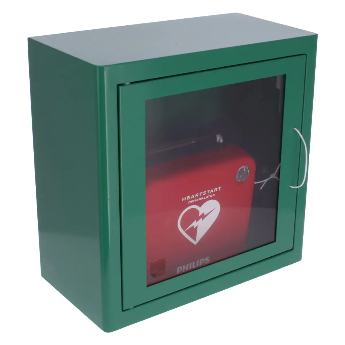  AED-kast met alarm voor gebruik binnen 