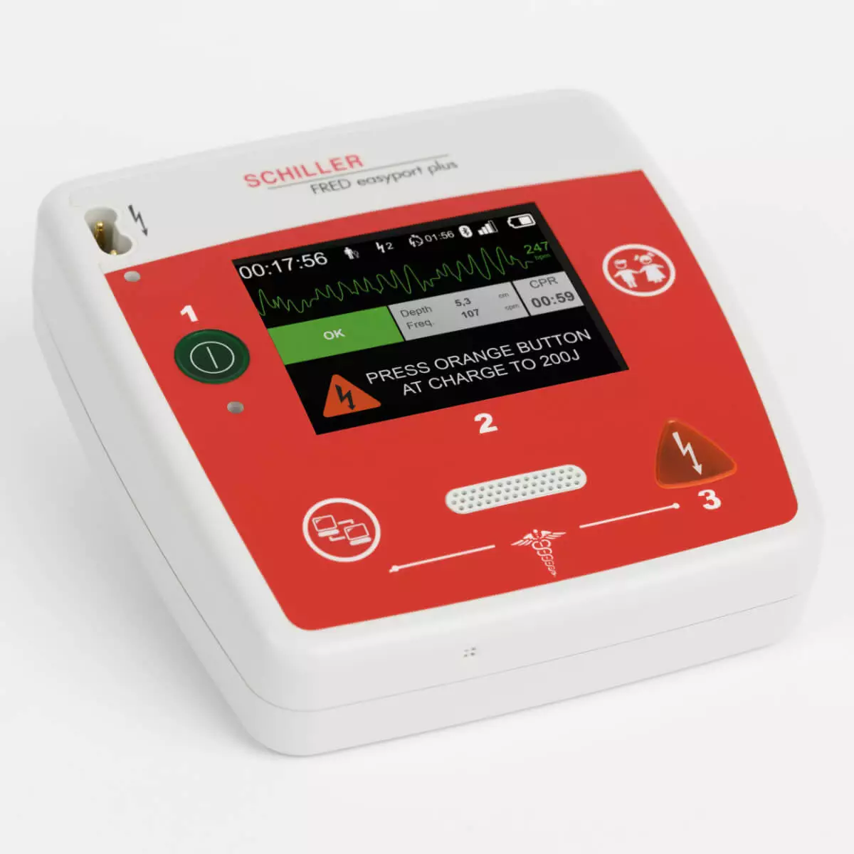  FRED easyport plus MAN defibrillator