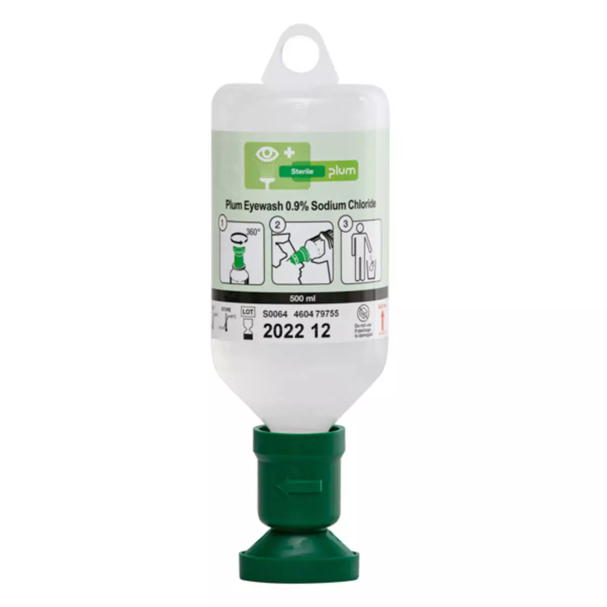  Oogspoeling steriel met 0,9 % NaCl - 500 ml