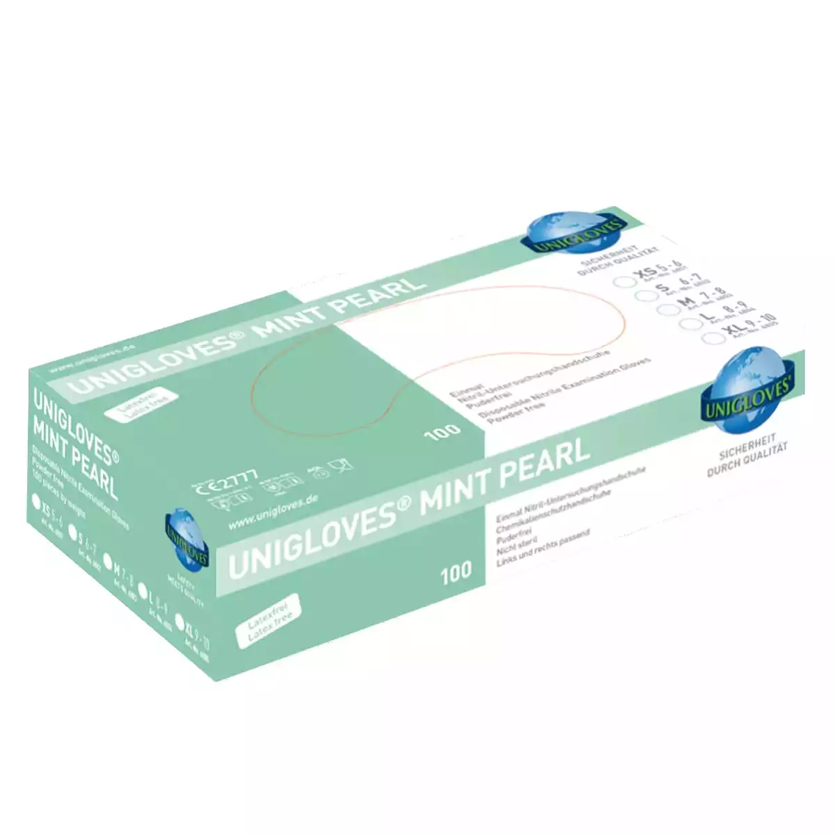 Pearl Poedervrije Nitril Handschoenen Pearl Poedervrije Nitril Handschoenen