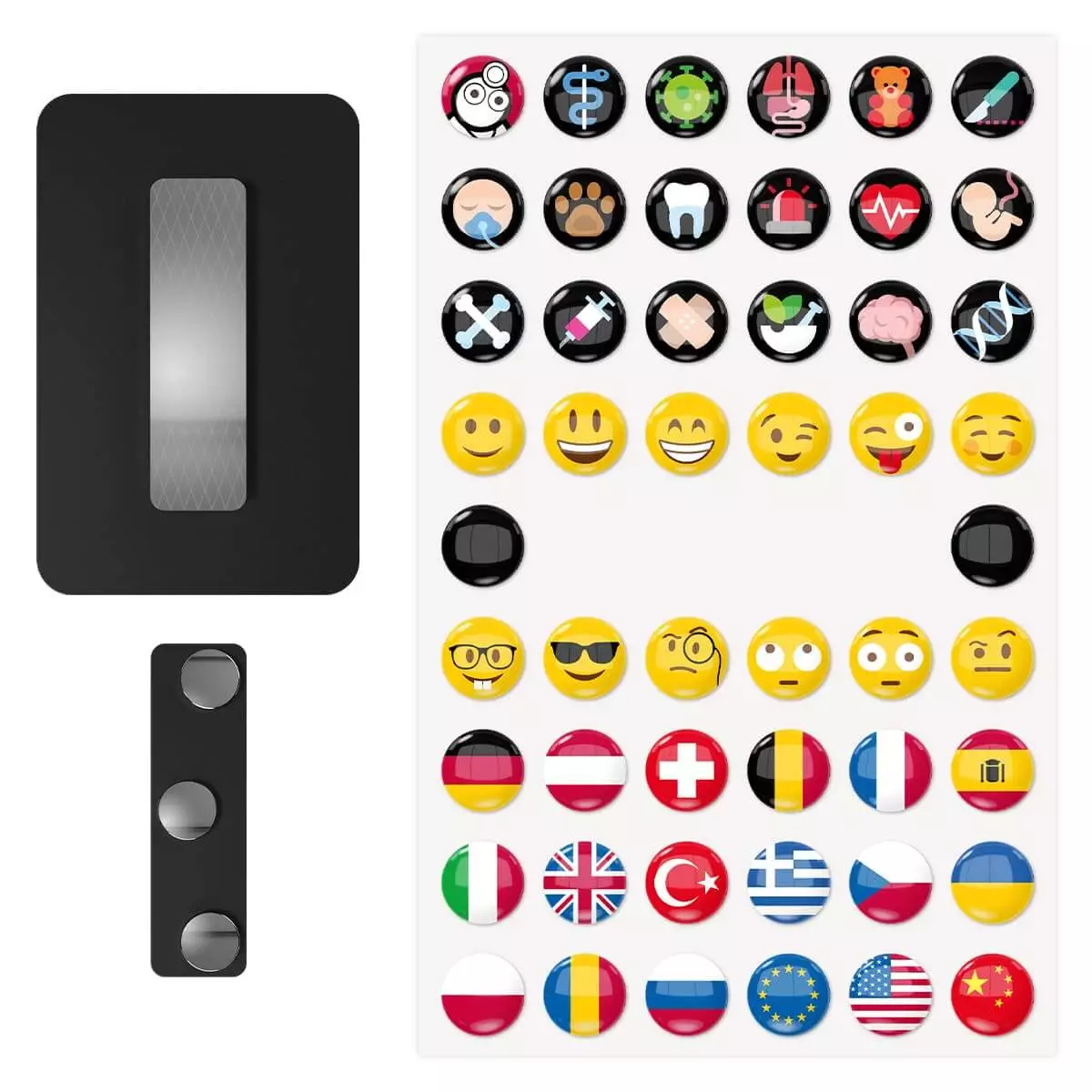  Magnetisch naamplaatje "DocTag"