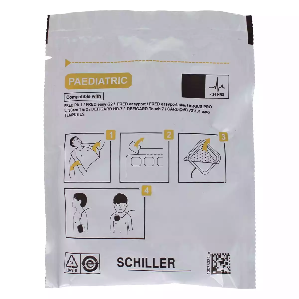 Elektroden voor FRED easyport, easyport plus en PA-1 defibrillatoren Elektroden voor FRED easyport, easyport plus en PA-1 defibrillatoren