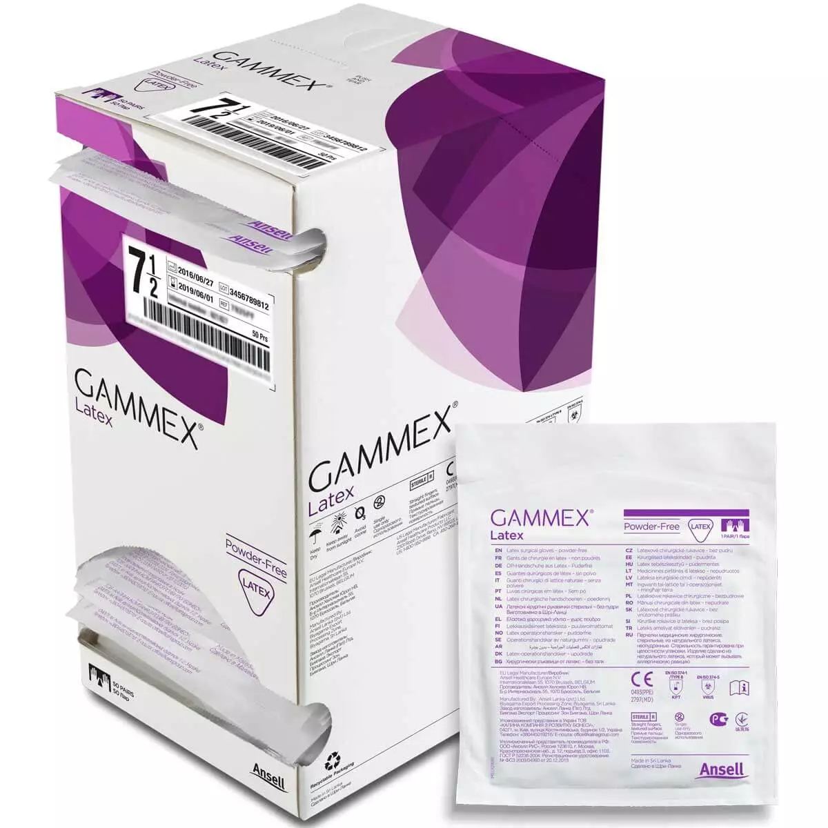  GAMMEX latex operatiehandschoen