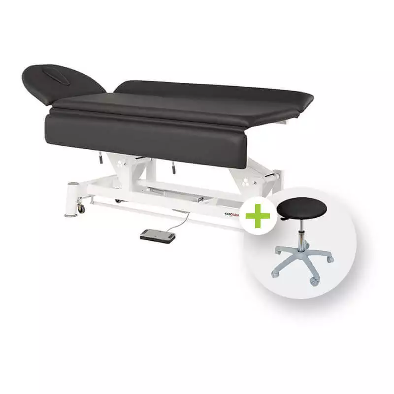 Behandelbank met verstelbare zijpanelen Behandelbank met verstelbare zijpanelen