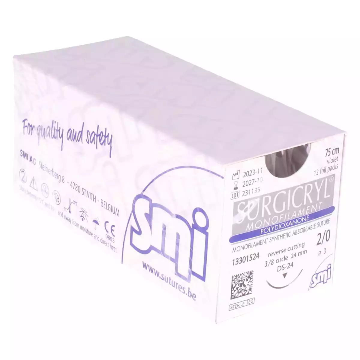  Surgicryl monofilament hechtmateriaal