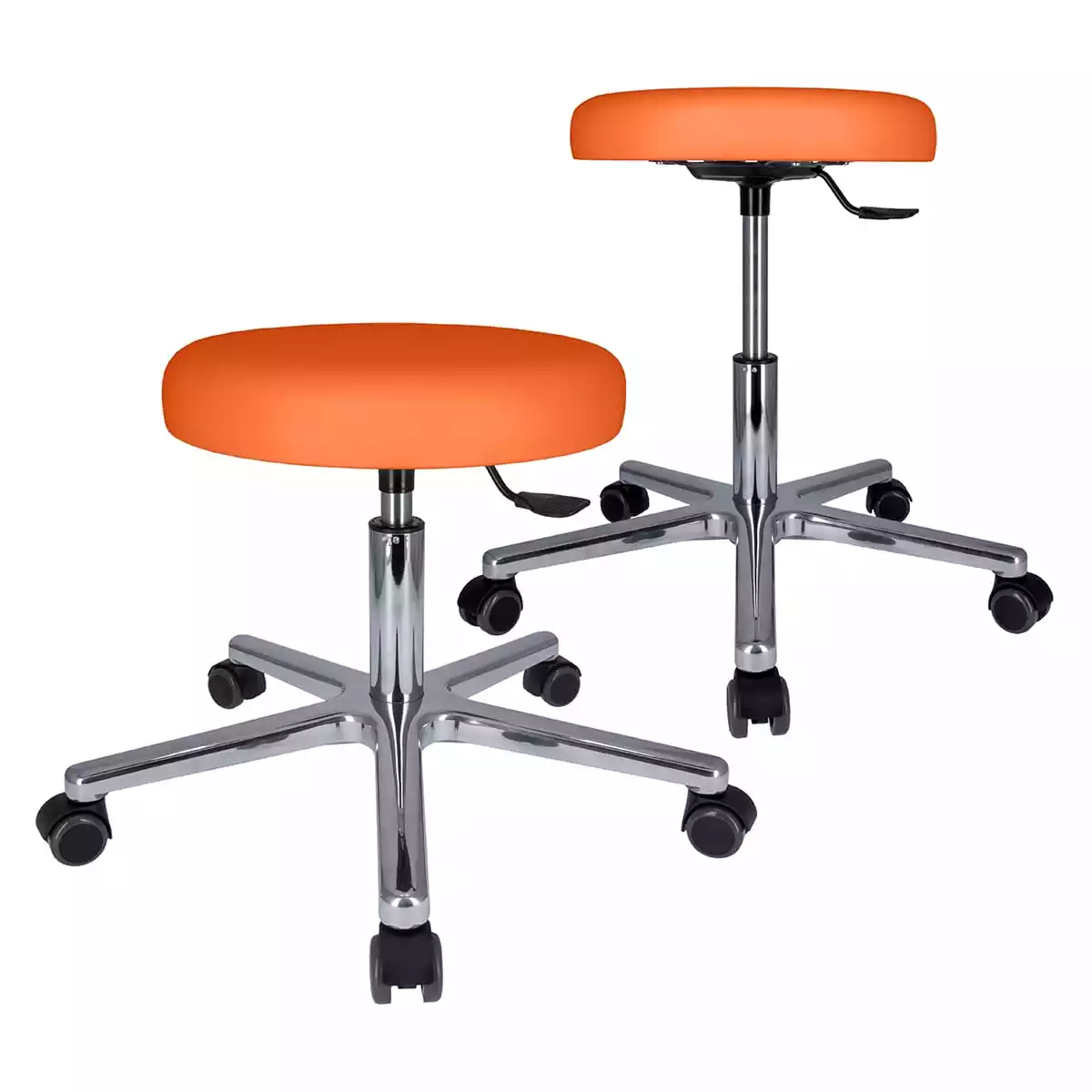  Rolkruk met aluminium voet