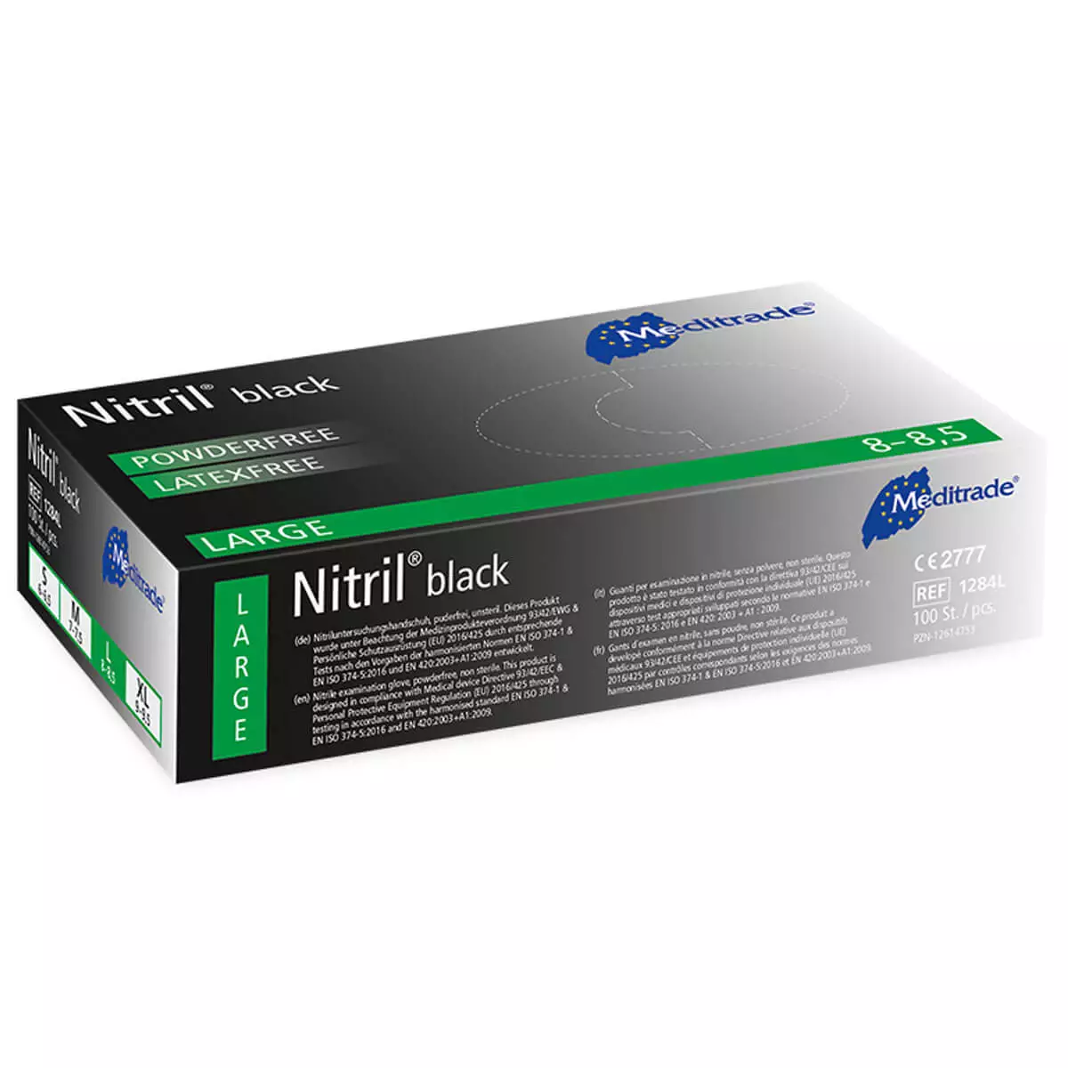  Nitril Zwarte Handschoenen