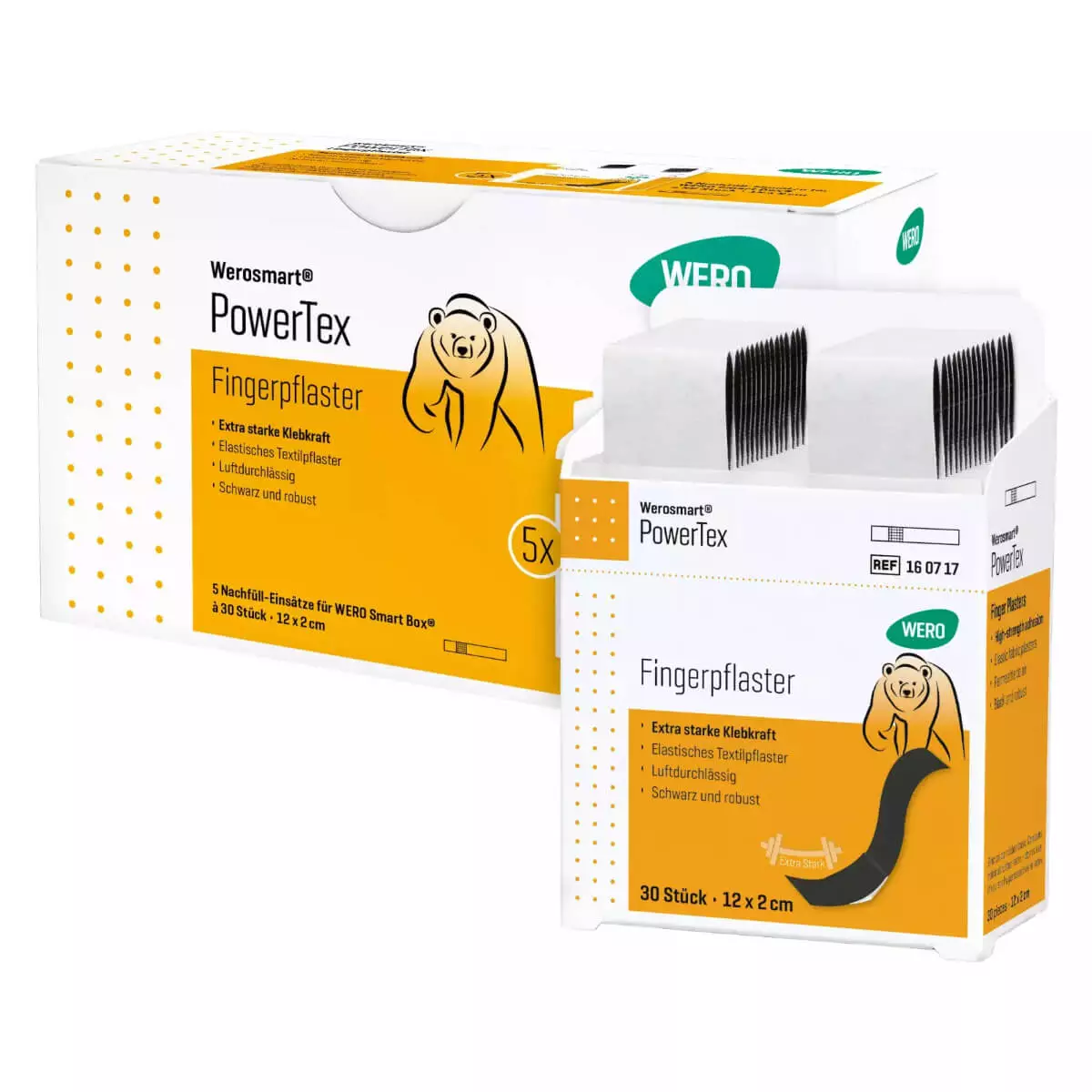 Werosmart PowerTex pleisterdoosjes voor dispensers Werosmart PowerTex pleisterdoosjes voor dispensers