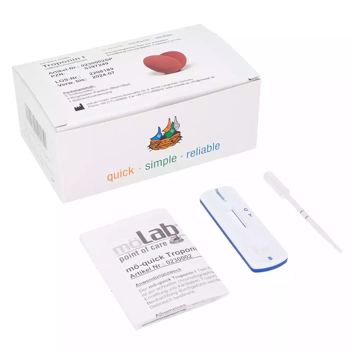  Troponin I Kwalitatieve test
