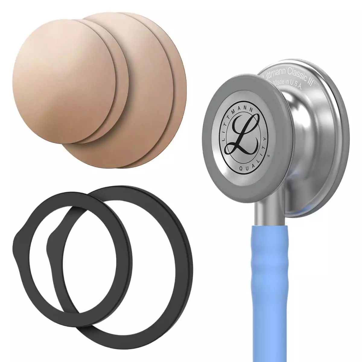  Voordeelpakket: Littmann® Classic III™ stethoscoop + antimicrobieel kopermembraan "Drums"