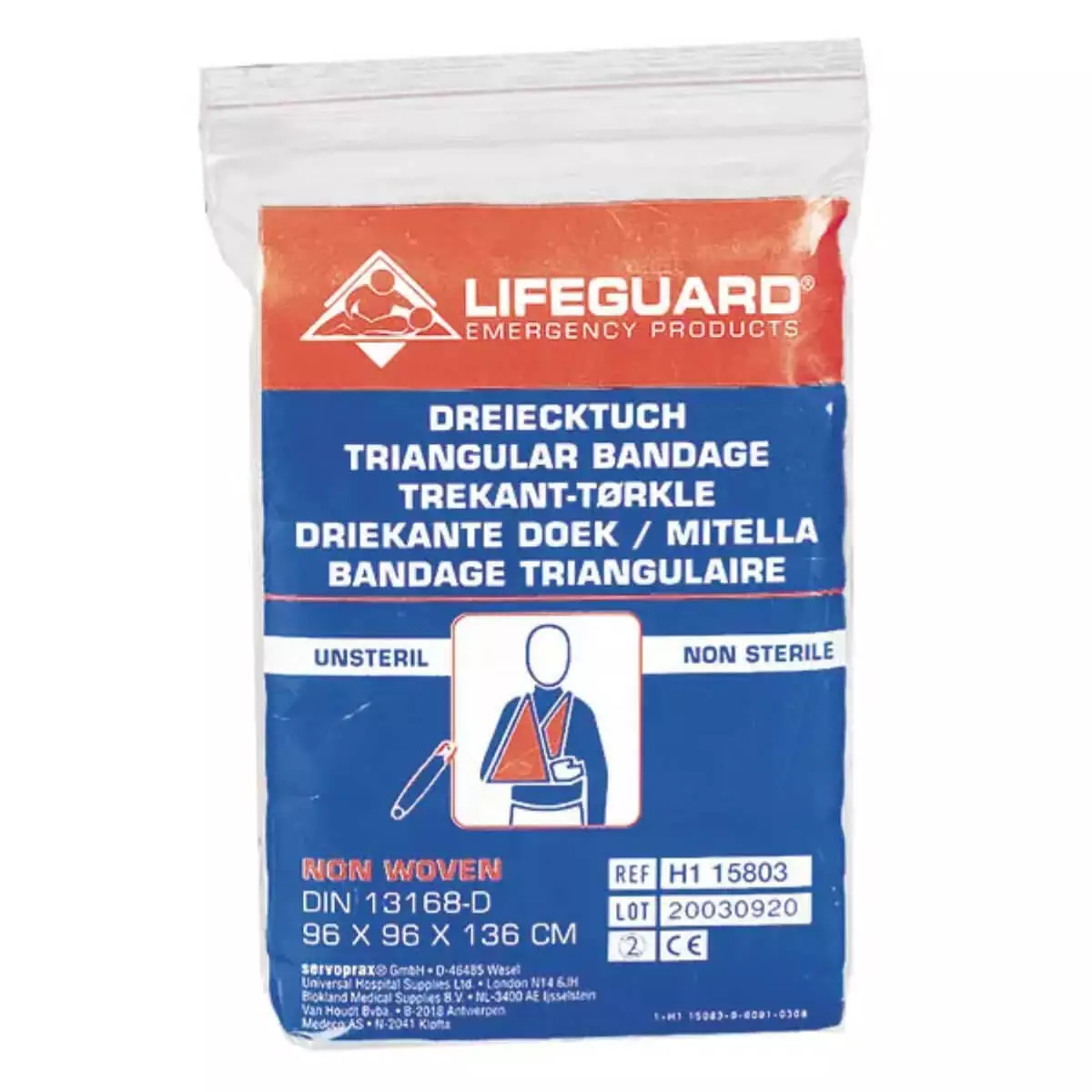  Lifeguard mitella non-woven
