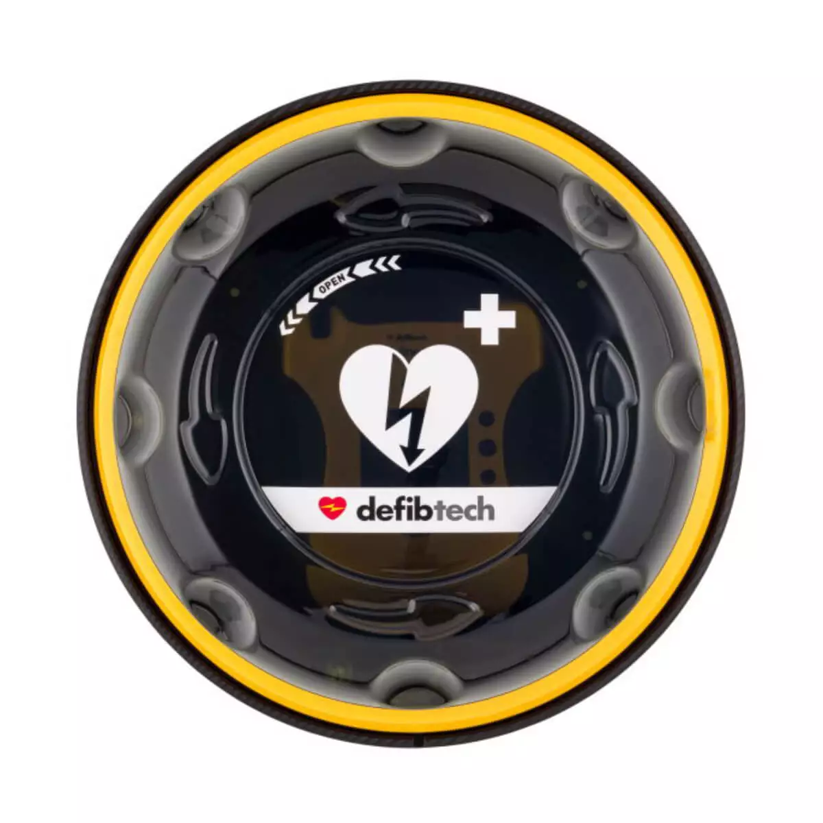  AED ronde kast met alarm