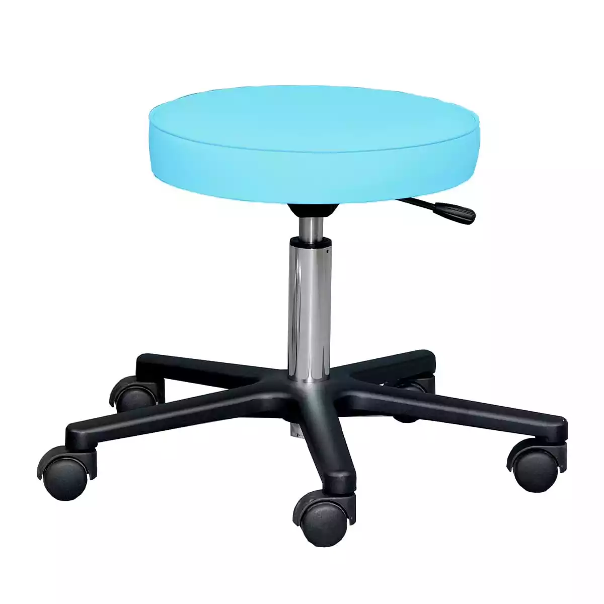  Draaikruk met zwart aluminium onderstel