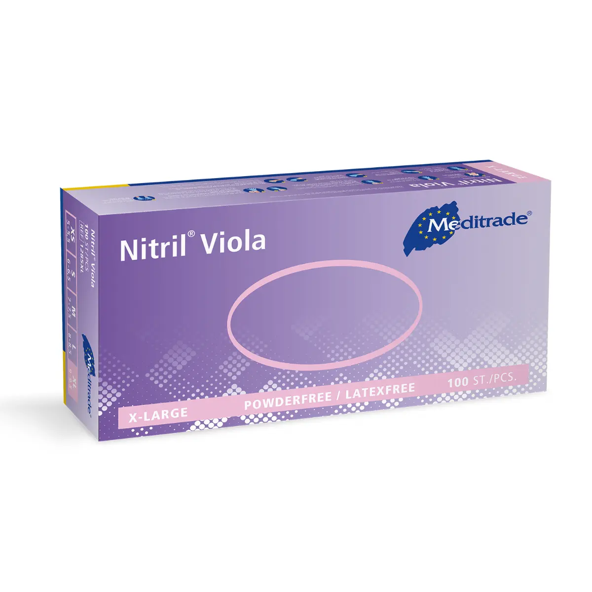  Nitril Viola Onderzoekshandschoenen