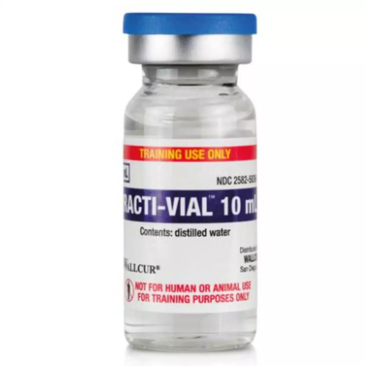 Wallcur Practi-Vial voor trainingsdoeleinden