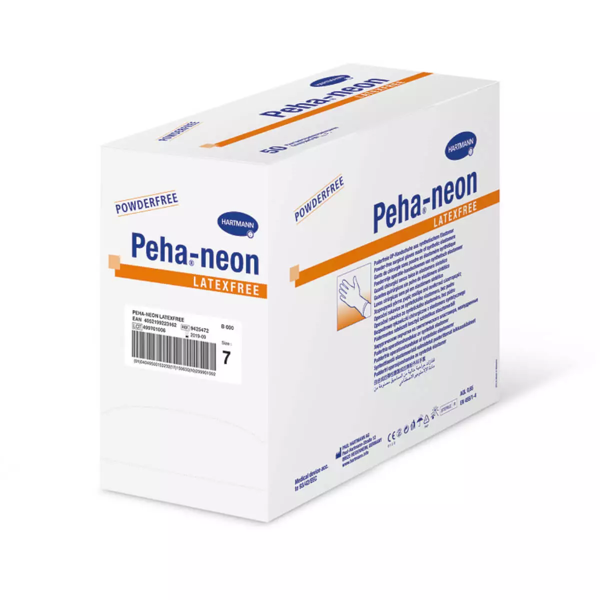  Peha®-neon latexvrije chirurgische wegwerphandschoen
