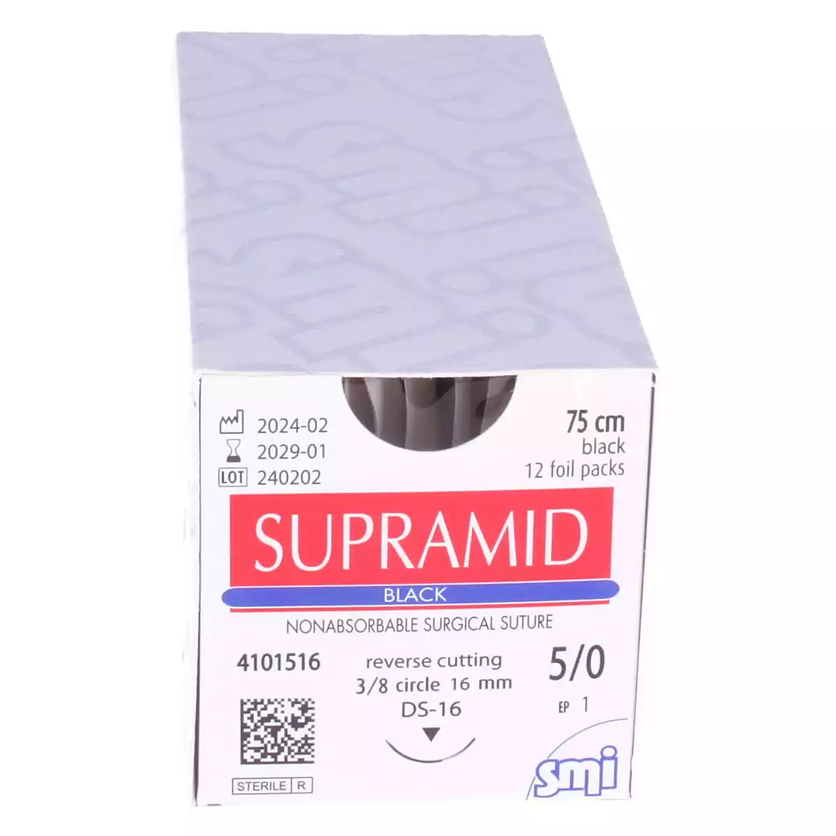  Supramide Zwart Nahtmateriaal
