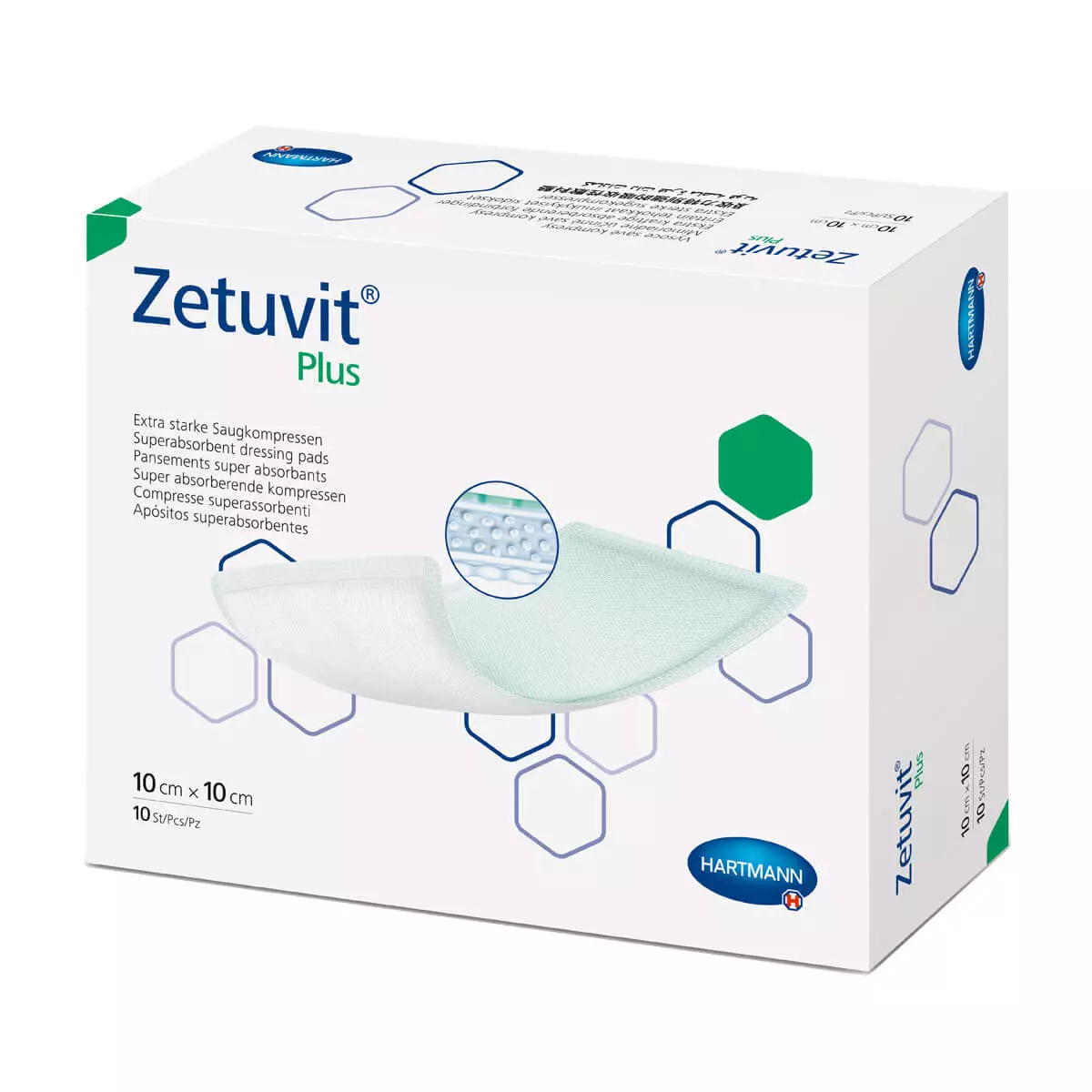  Zetuvit Plus absorberende verbanden